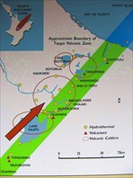 карта вулканической зоны на острове